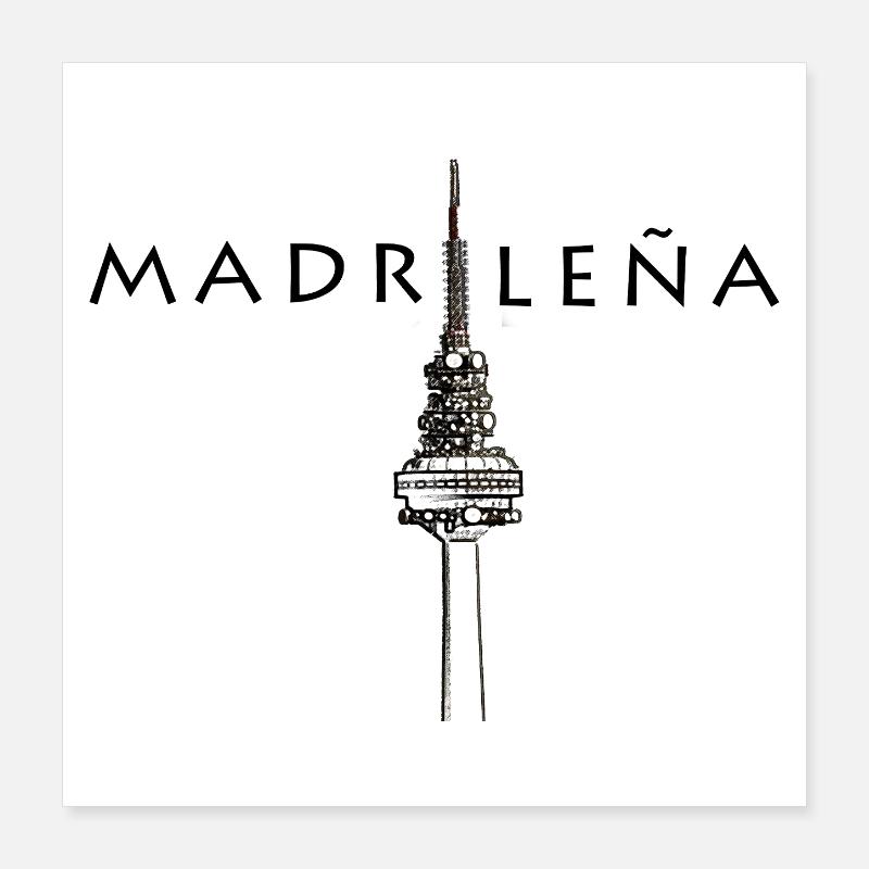 MADRILÈNE Poster 40 x 40 cm