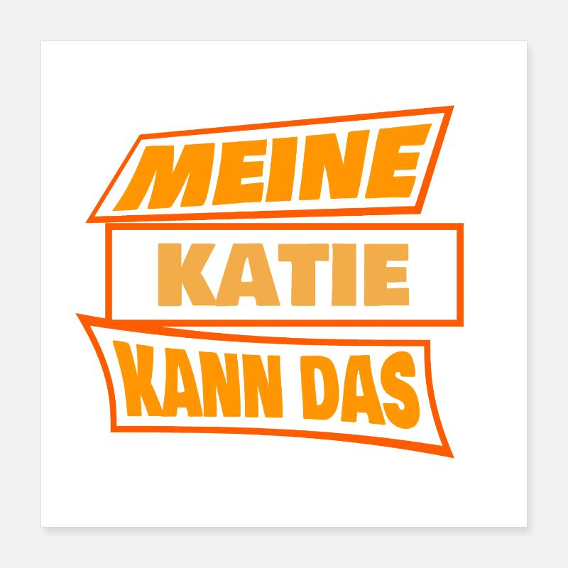 Cadeau pour Katie Poster 40 x 40 cm