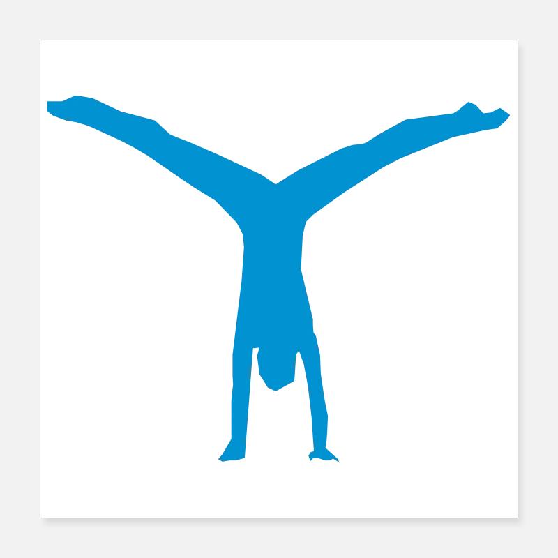 gymnast Poster 16" x 16" (40x40 cm)