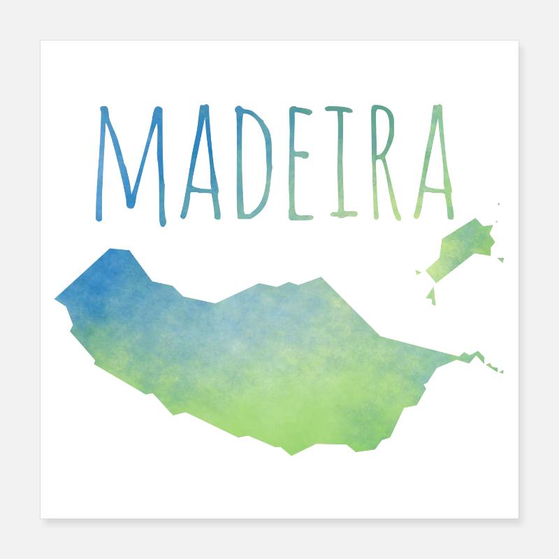 Madeira Poster 40x40 cm