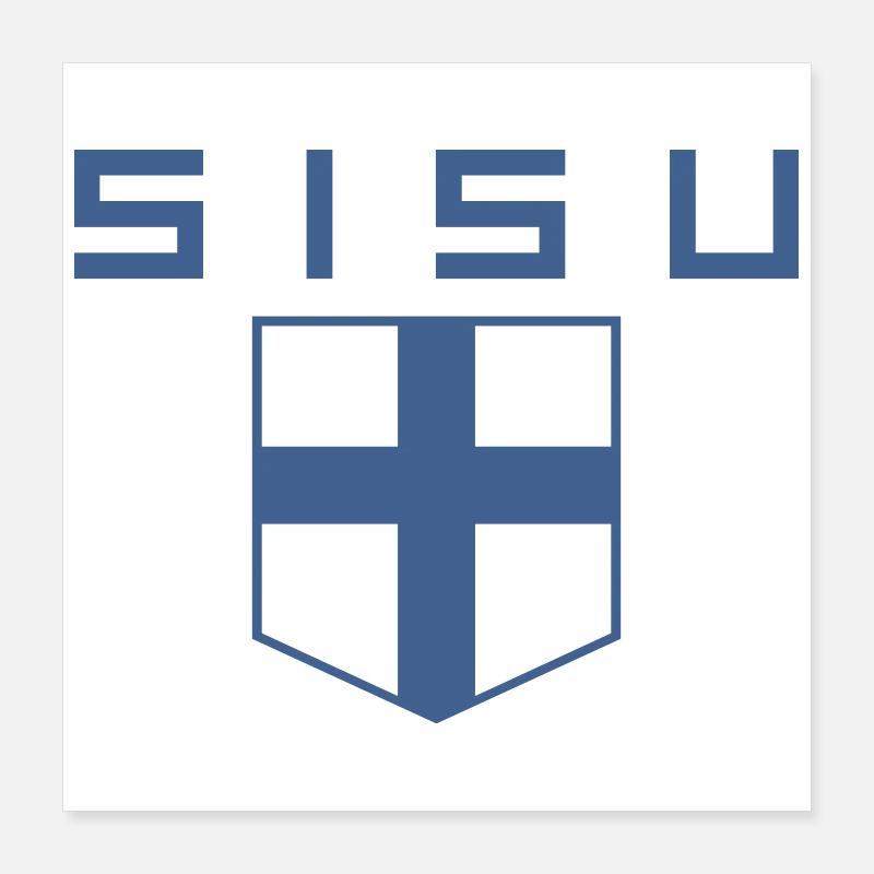 Sisu Poster 40x40 cm