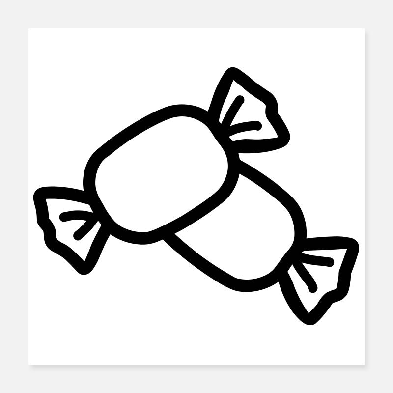 candy Poster 16" x 16" (40x40 cm)