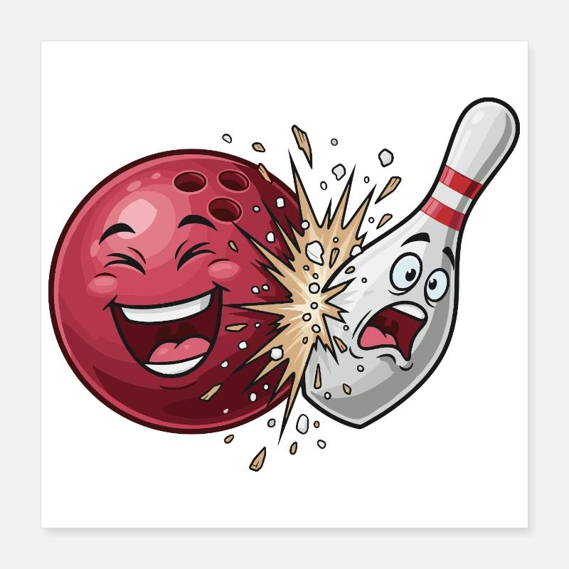 Bullet Cracker : Affrontement de bowling Poster 40 x 40 cm