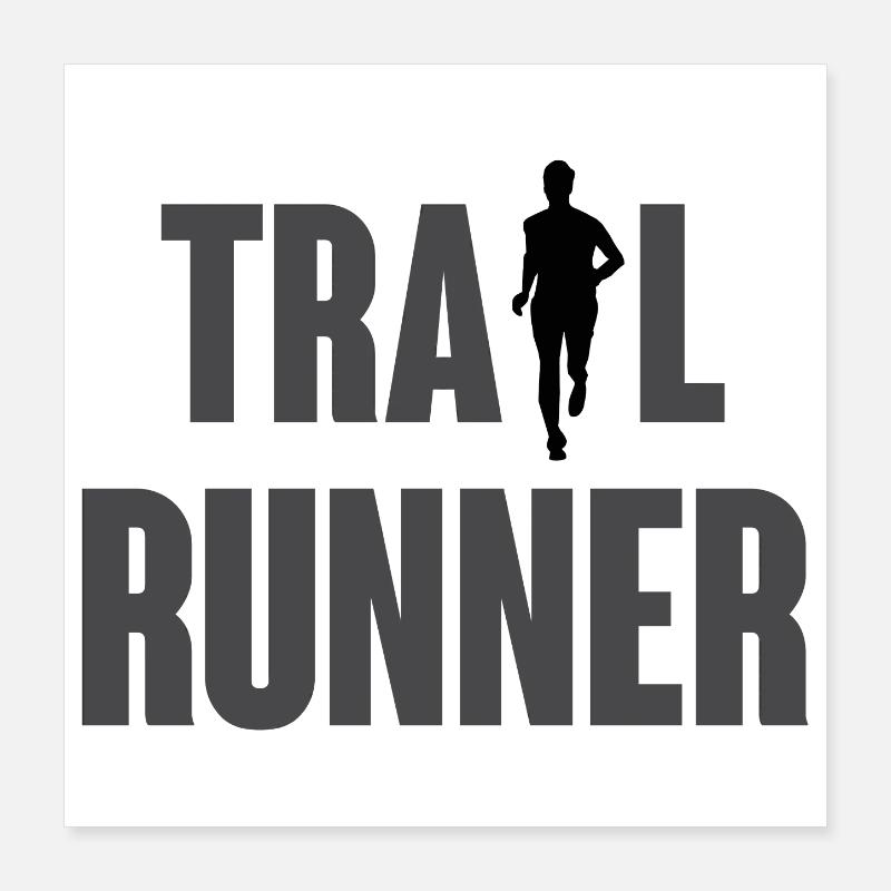 Trailrunner Poster 40x40 cm