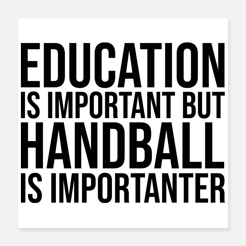 handball Poster 40 x 40 cm