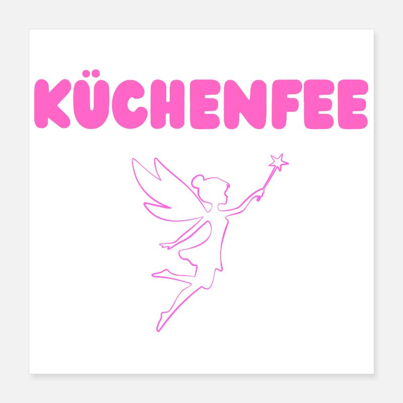 Fée de la Cuisine Poster 40 x 40 cm