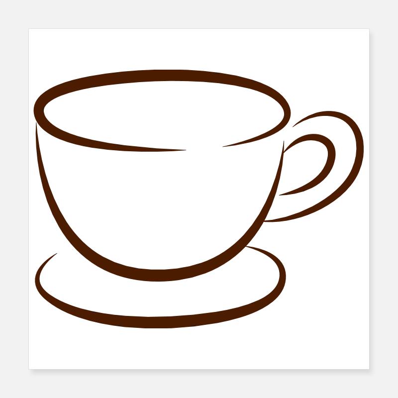 coffee Poster 16" x 16" (40x40 cm)