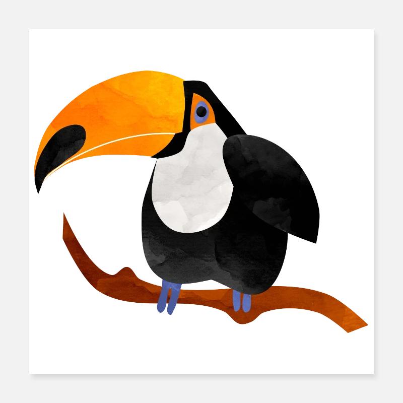 toucan Poster 16" x 16" (40x40 cm)
