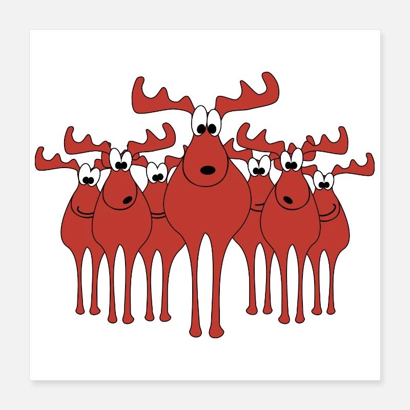 Elks Poster 16" x 16" (40x40 cm)