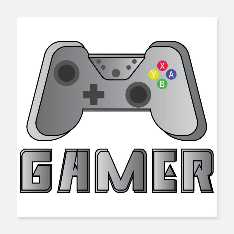 Gamer Poster 40 x 40 cm
