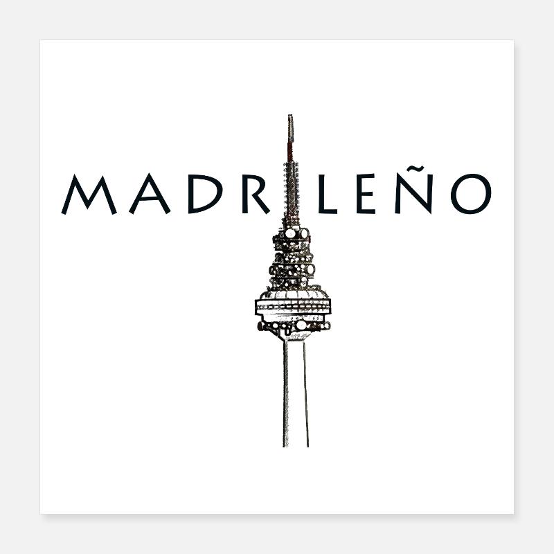 MADRILÈNE Poster 40 x 40 cm