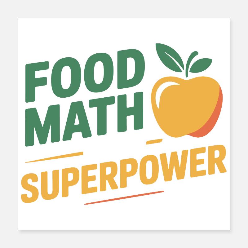 Professional Nutritionist Precise Calculation  Poster 16" x 16" (40x40 cm)