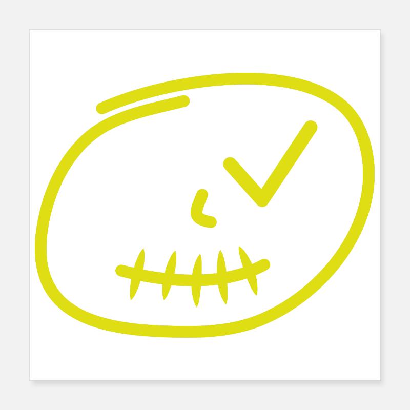 Trend Face Poster 16" x 16" (40x40 cm)