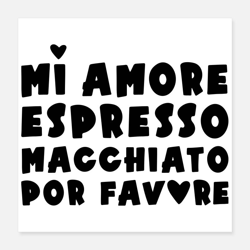 Espresso Macchiato Poster 16" x 16" (40x40 cm)