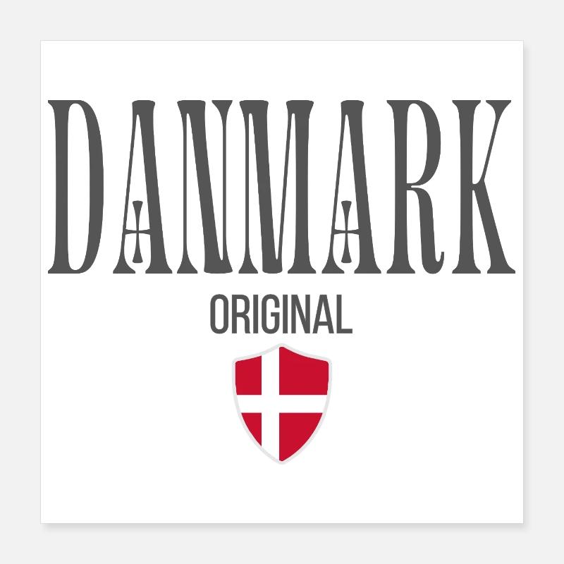 Originally from Denmark, born in Denmark Poster 16" x 16" (40x40 cm)