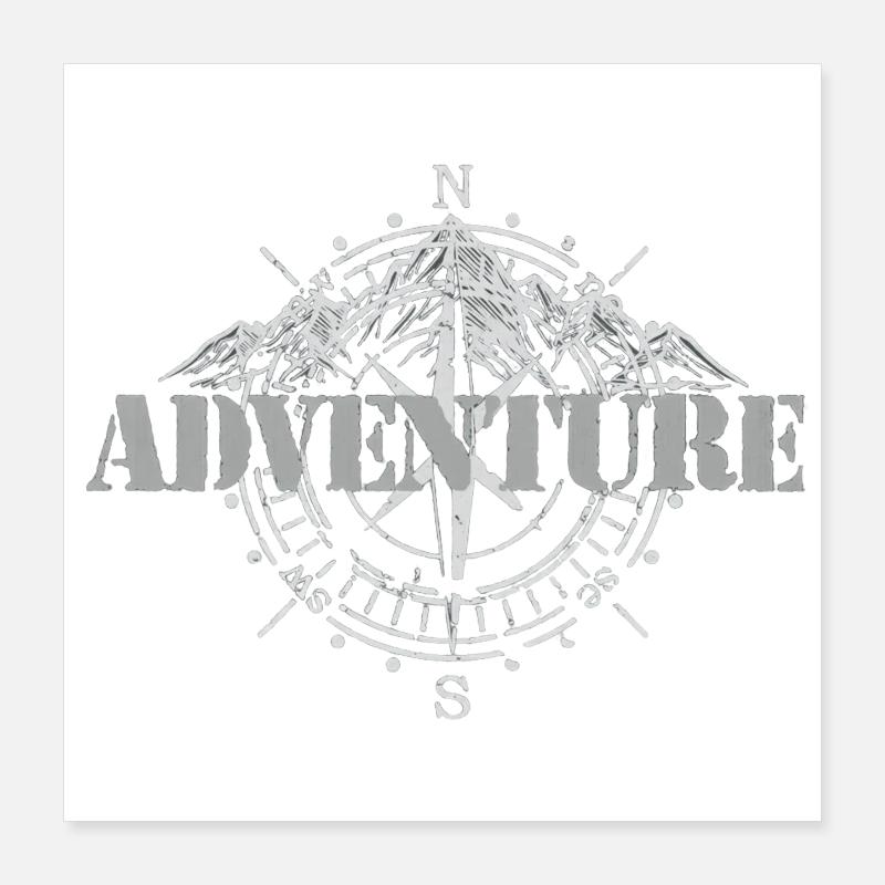 Aventure Poster 40 x 40 cm