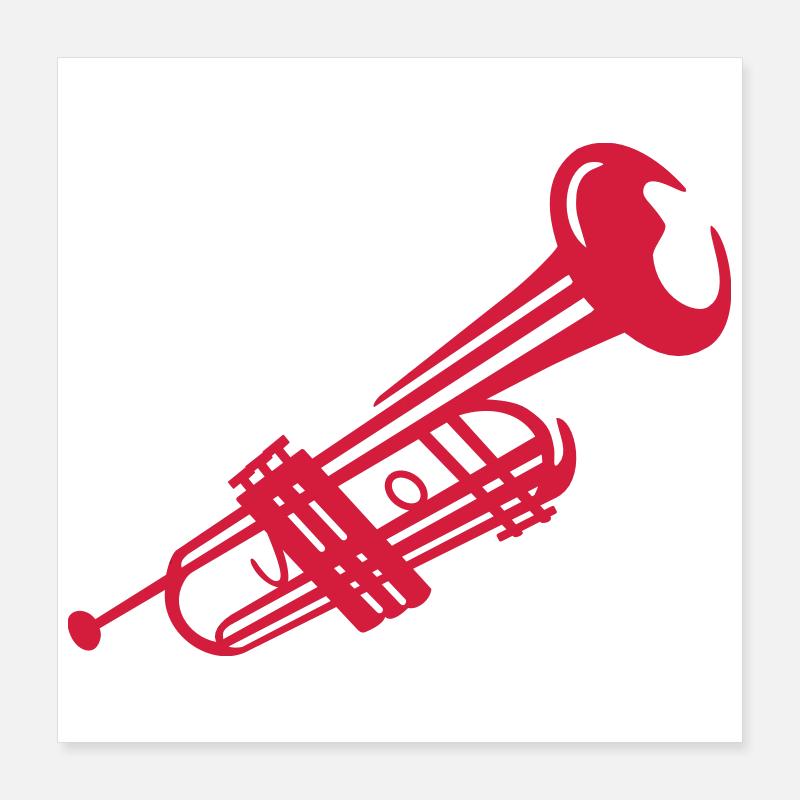 trumpet Poster 16" x 16" (40x40 cm)