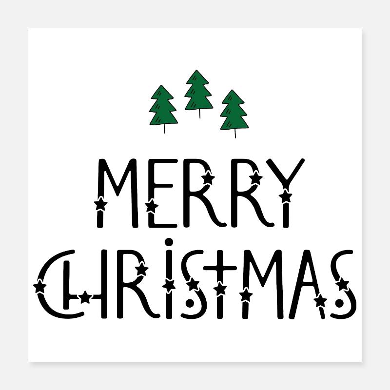 Joyeux Noël Poster 40 x 40 cm