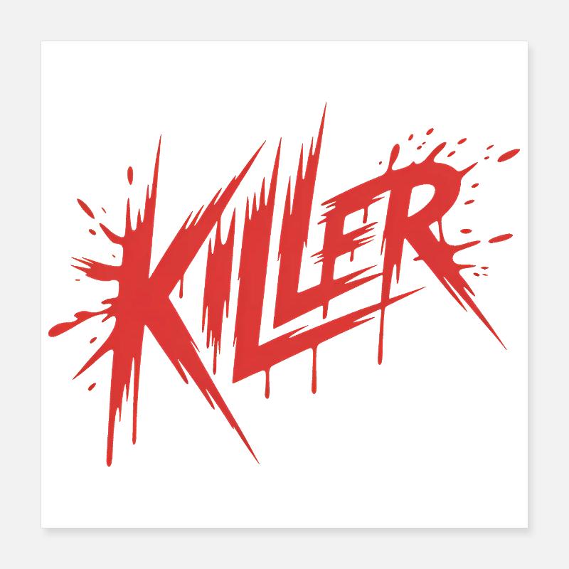 Killer - Killer Blood Design Poster 40x40 cm