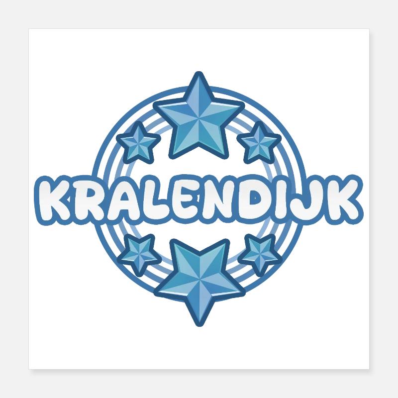 Vacances Kralendijk Poster 40 x 40 cm