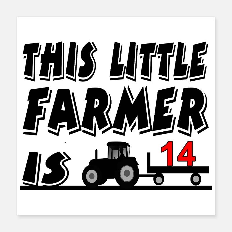 Bauer Poster 40x40 cm