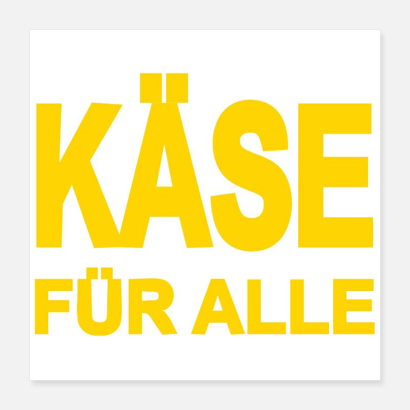 Cheese Poster 16" x 16" (40x40 cm)