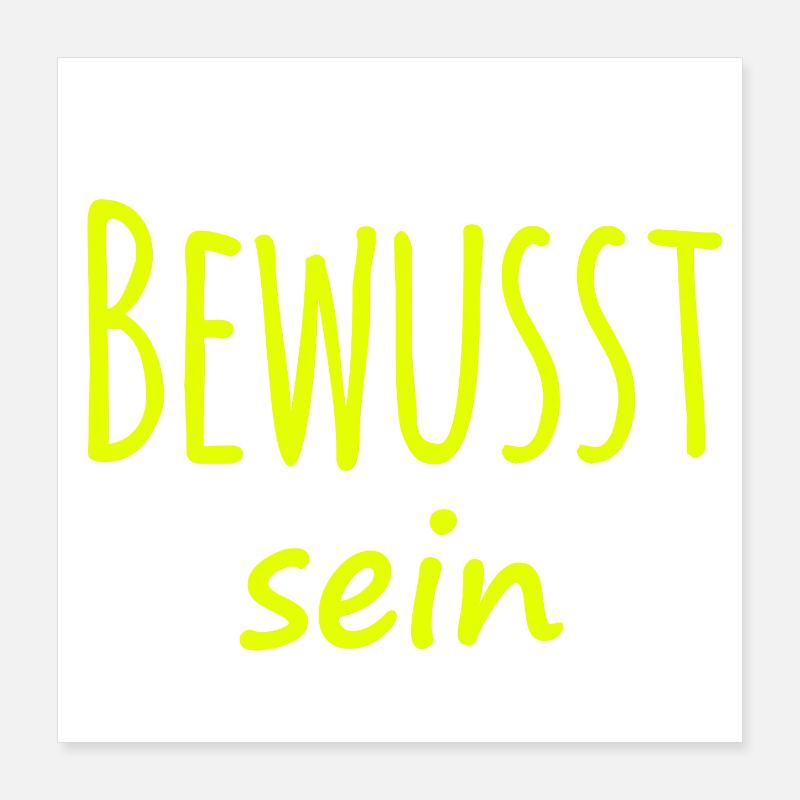 Lustiger Spruch witziger Spruch Poster 40x40 cm