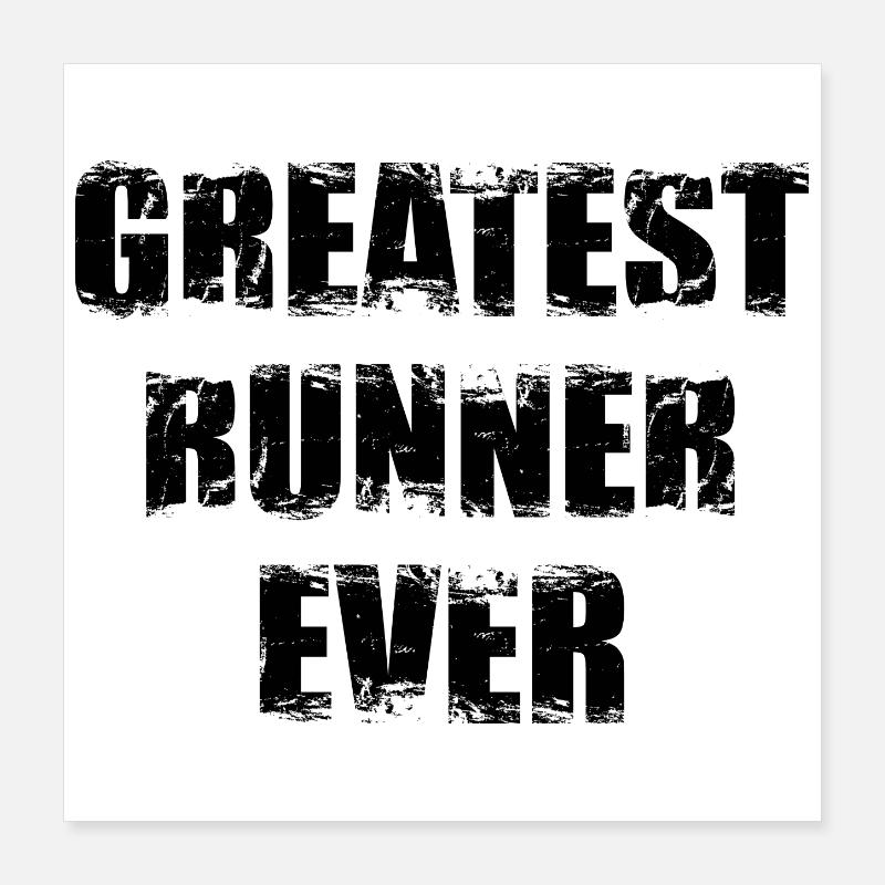Great runner Poster 16" x 16" (40x40 cm)