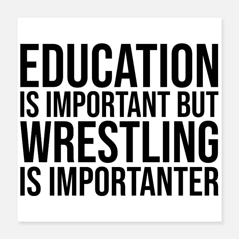 lutte Poster 40 x 40 cm