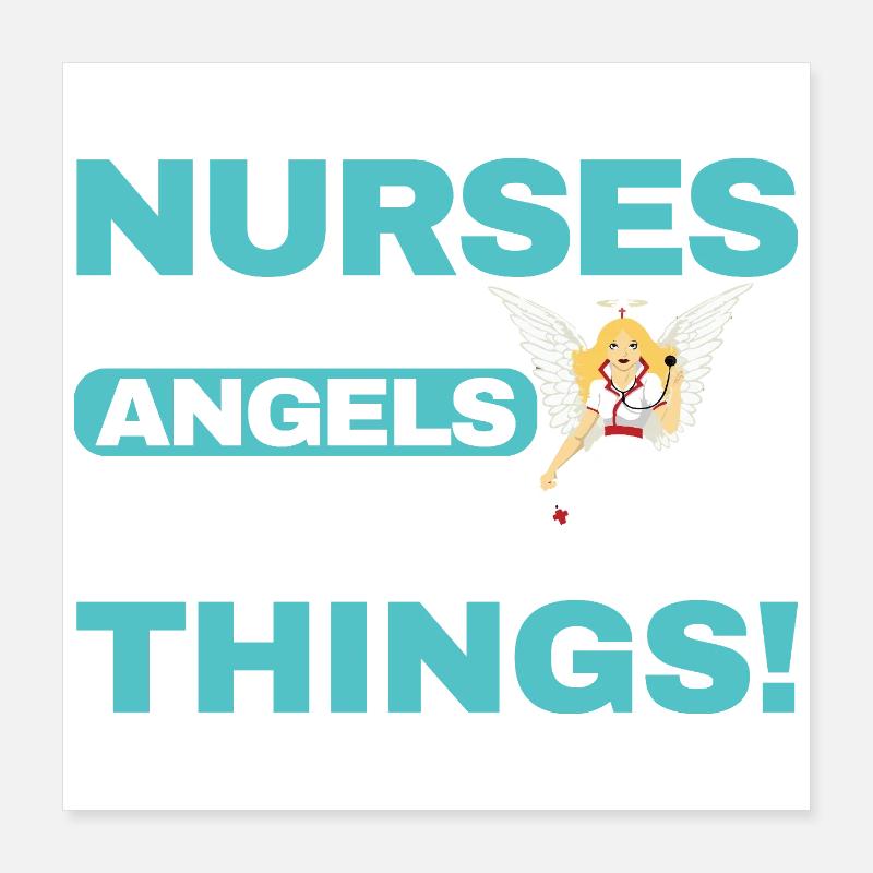 Krankenschwester Poster 40x40 cm