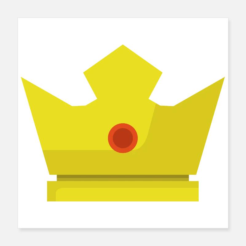 Krone Poster 40x40 cm