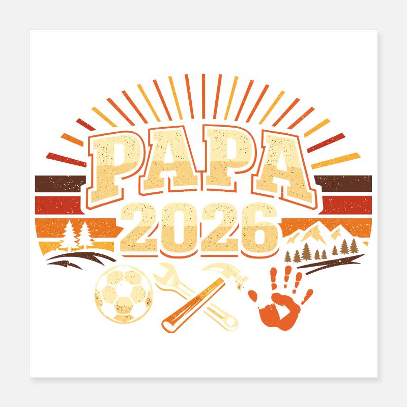 Papa 2026 Poster 16" x 16" (40x40 cm)
