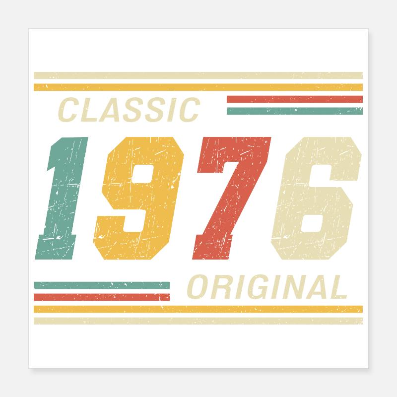 1976 - Classic original Poster 40x40 cm