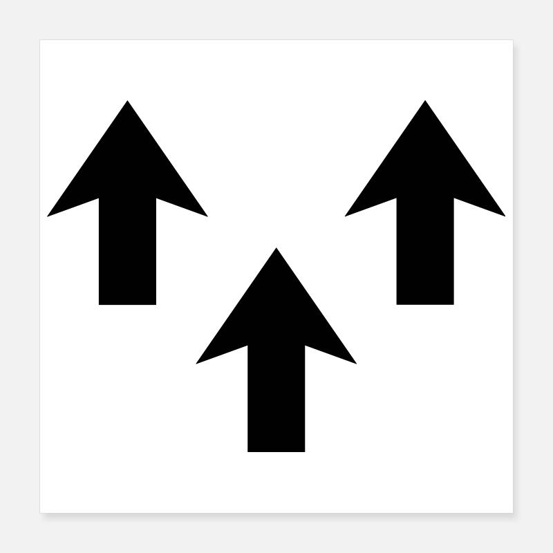 Pfeile Poster 40x40 cm