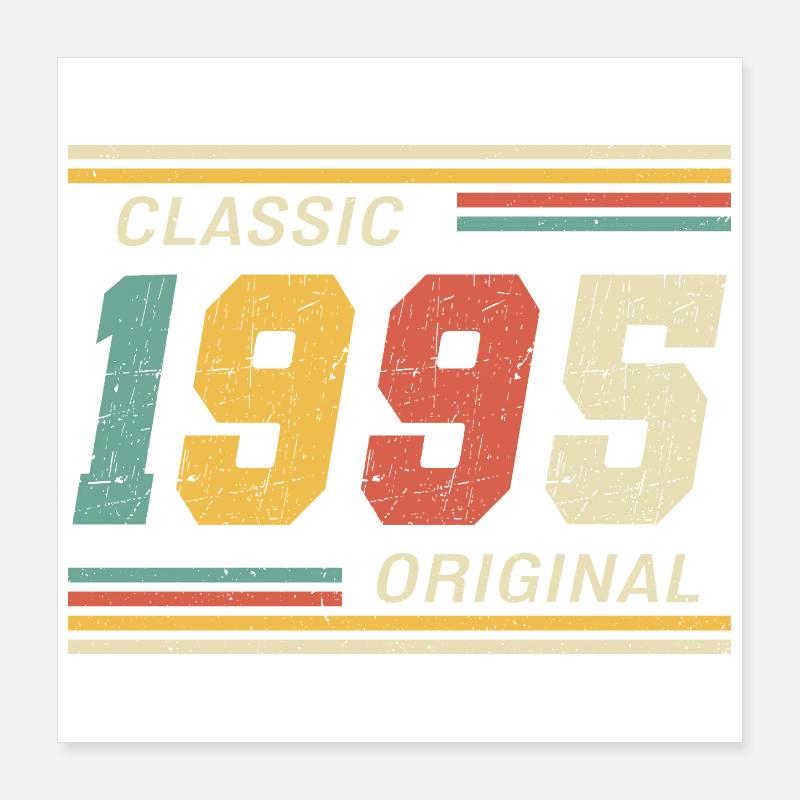 Classique 1995 original 1995 Poster 40 x 40 cm