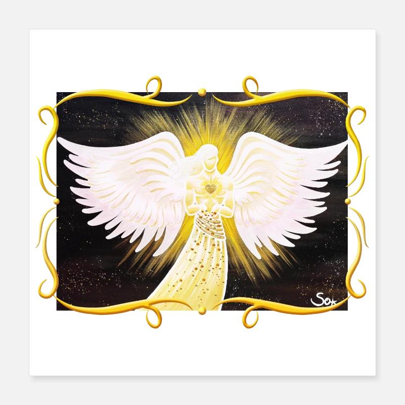 Der Lichtbringer - Sonja Ariel von Staden Poster 40x40 cm