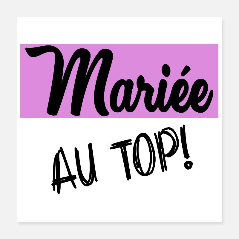 MARIEE. FUTURE MARIEE. EVJF Poster 40 x 40 cm