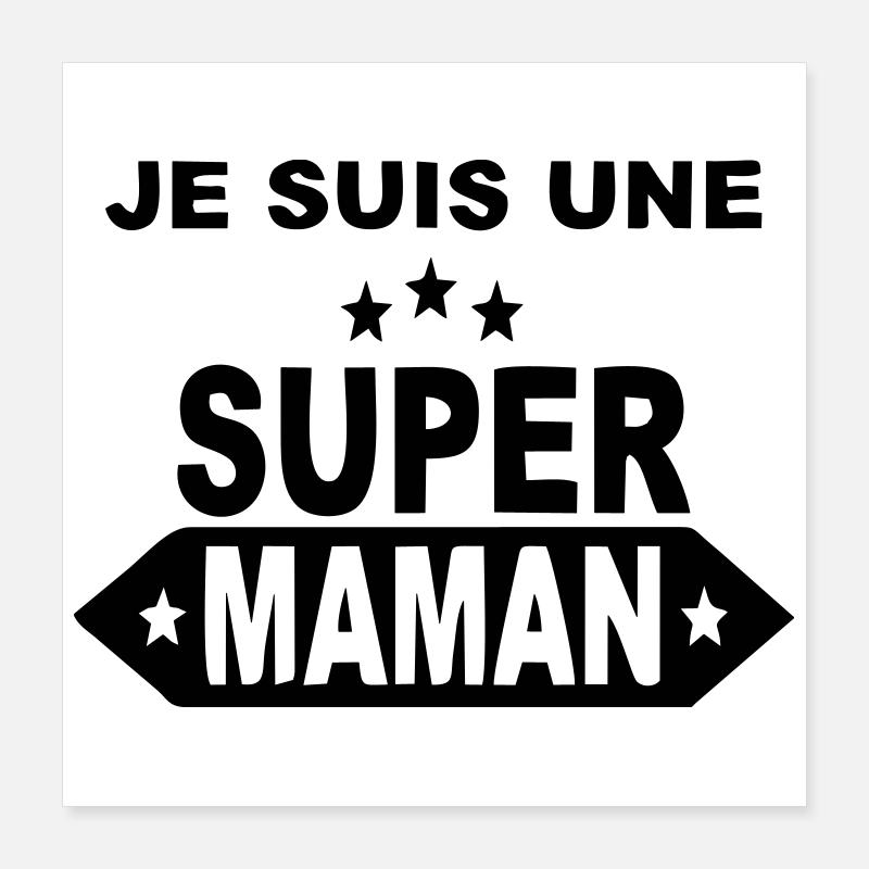 I'm a great mom Poster 16" x 16" (40x40 cm)