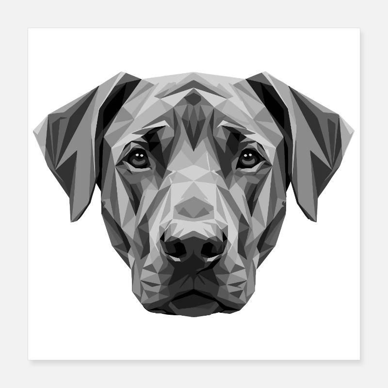 Rhodesian Ridgeback Hunting Dog Dogs Pride Ridgeback Poster 16" x 16" (40x40 cm)