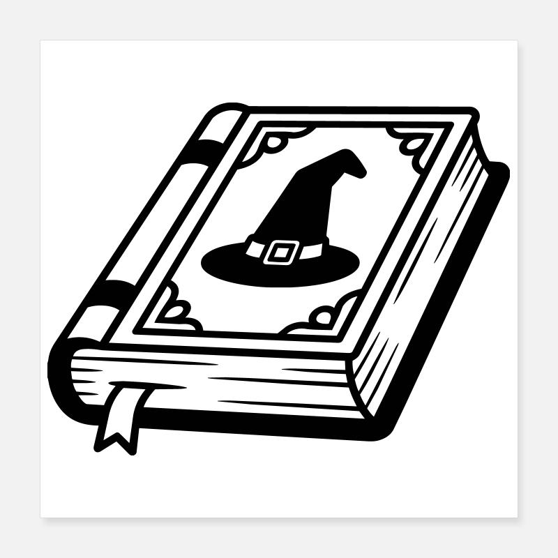 Wizards Book Poster 16" x 16" (40x40 cm)