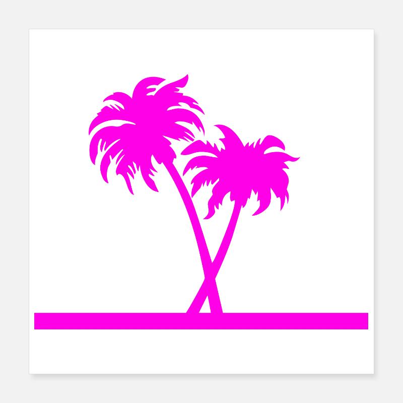 Palm trees Poster 16" x 16" (40x40 cm)