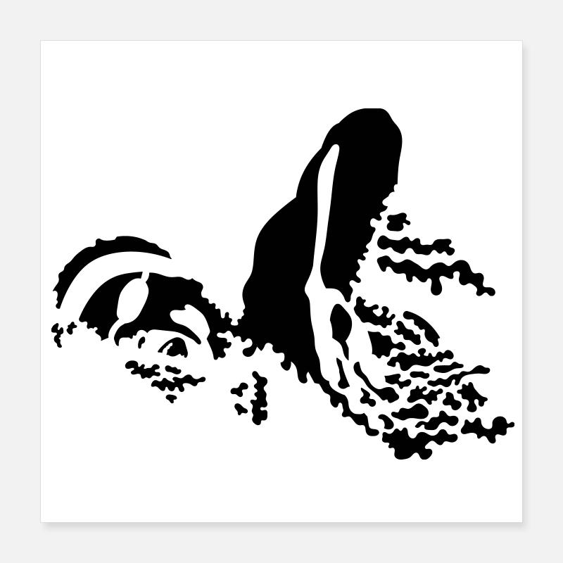 schwimmer_2 Poster 40 x 40 cm