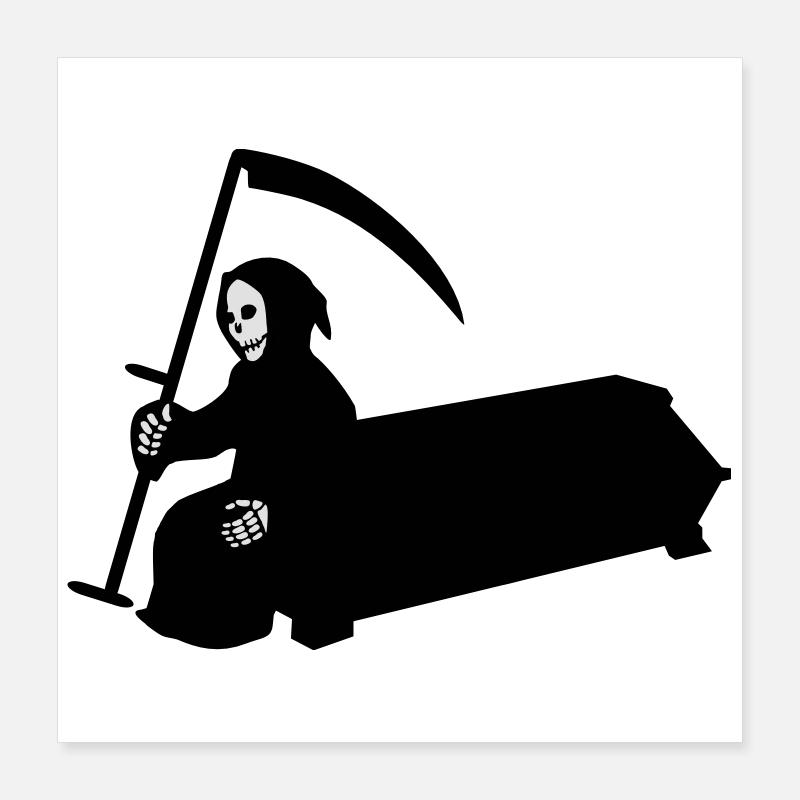 skeleton Poster 16" x 16" (40x40 cm)