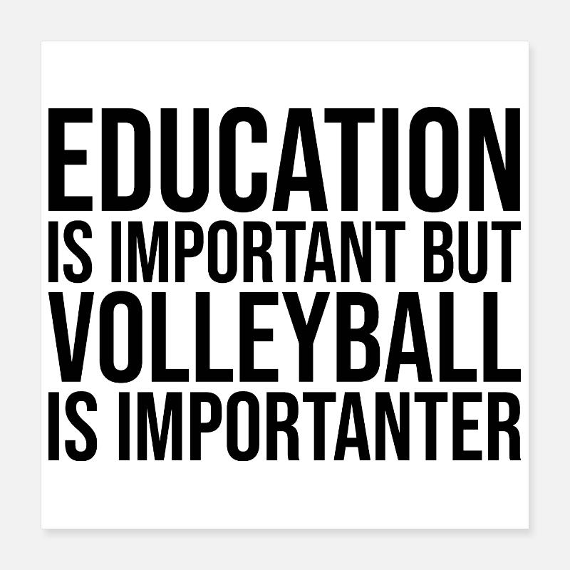 Volleyball Poster 40x40 cm