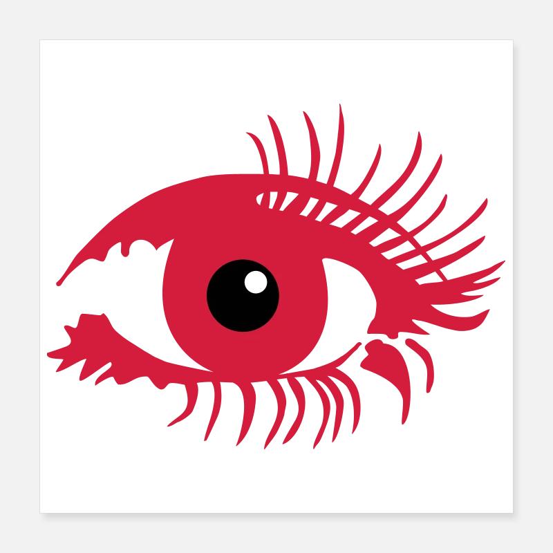 Eye make-up Poster 16" x 16" (40x40 cm)