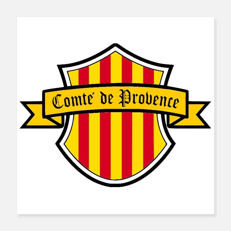 Grafschaft Provence Poster 40x40 cm