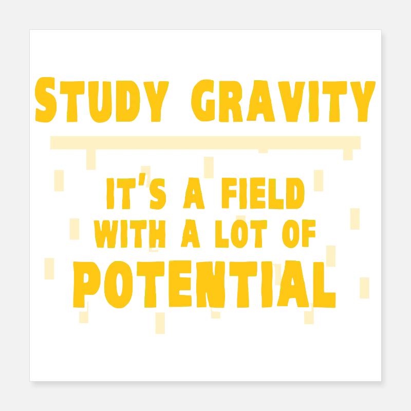 Physik Phyiker Physikstudent Physiklehrer Poster 40x40 cm