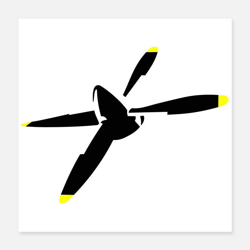 propeller Poster 16" x 16" (40x40 cm)
