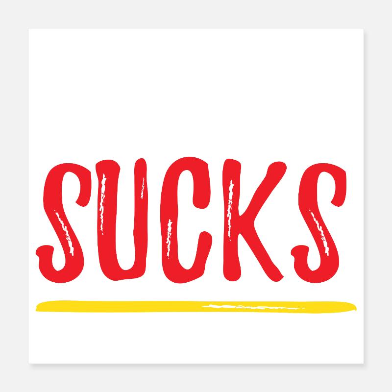 Ne pas courir, c’est nul Poster 40 x 40 cm