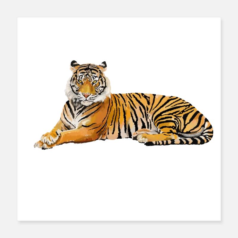 Tiger Poster 40x40 cm